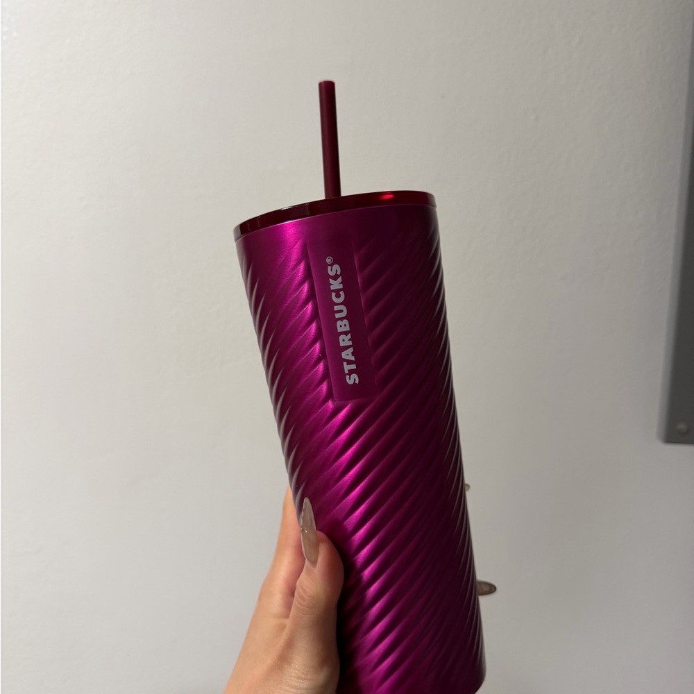 Starbucks Metallic Pink Tumbler Base*Brand new*